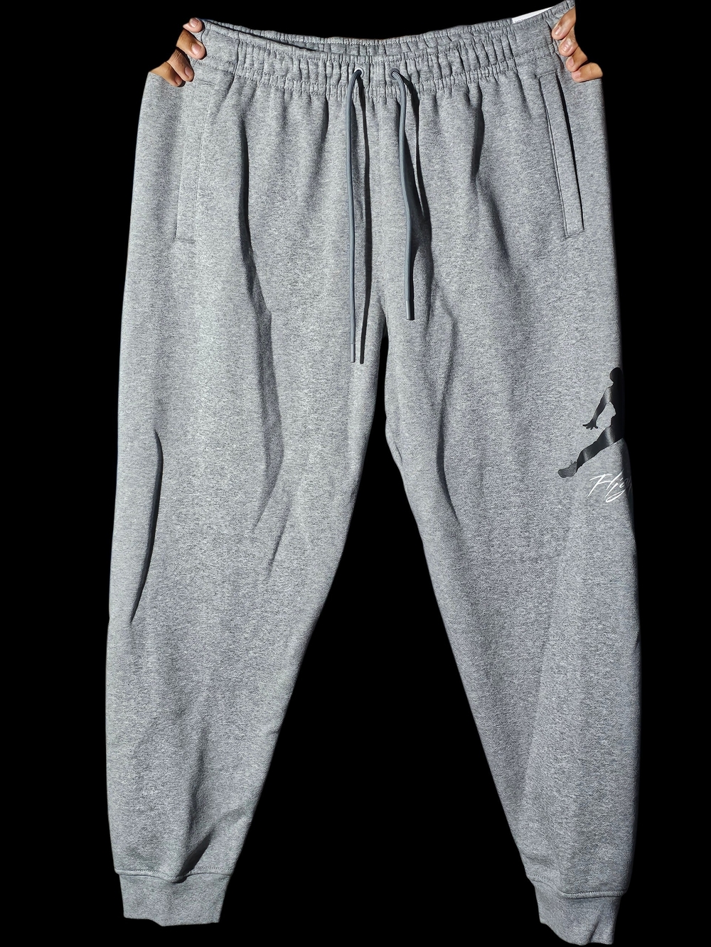 Jordan Men's Gray Athletic Jogger Sweatpants
